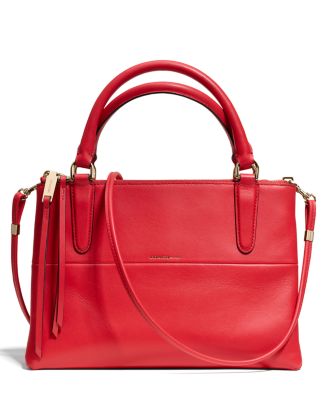 COACH The Mini Borough Bag in Retro Glovetanned Leather | Bloomingdale's