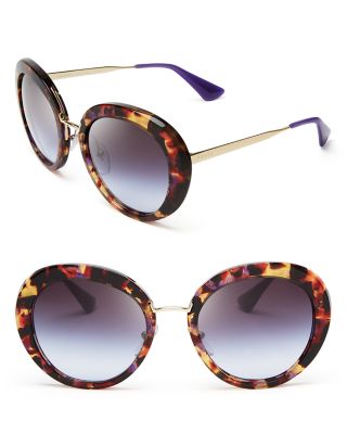 Prada - Women's Round Oversized Sunglasses
