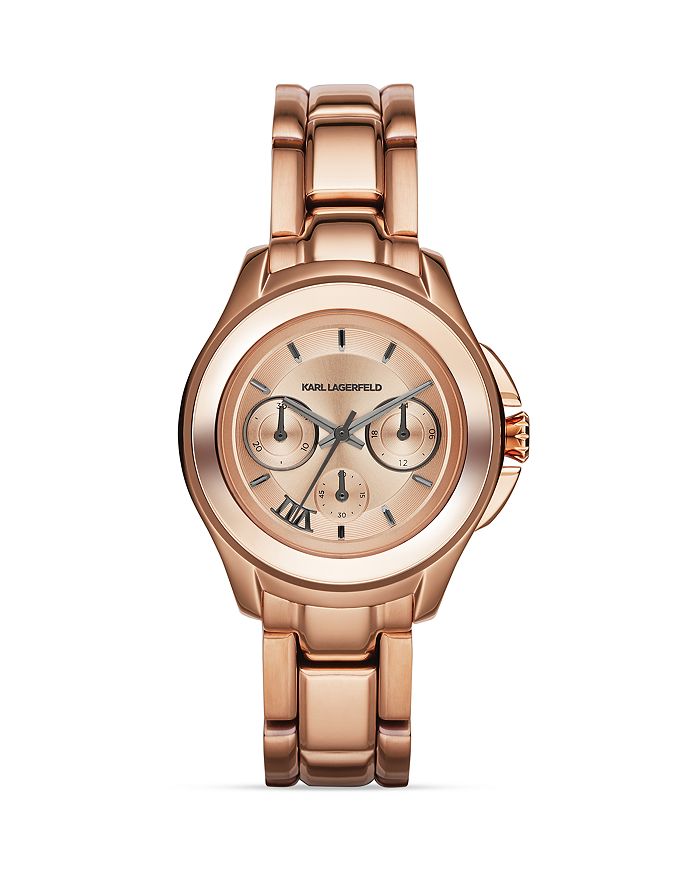 Karl lagerfeld best sale gold watch
