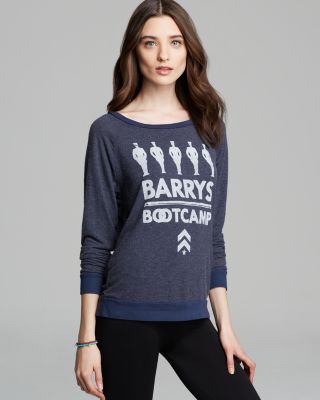 barry's bootcamp sweatshirt