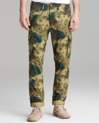 Soda Camo Dot Tapered Cargo Pants 