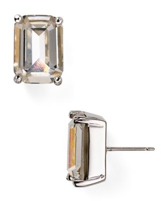 kate spade emerald cut earrings