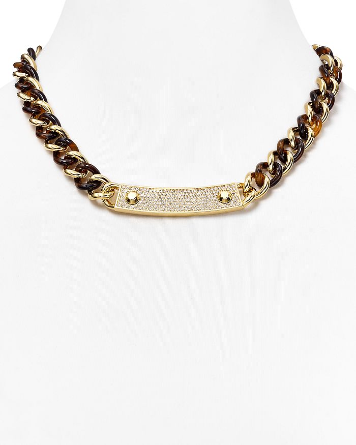 Michael kors hotsell tortoise necklace