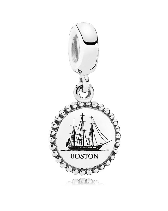 Pandora Dangle Charm - Sterling Silver Unforgettable Moment Boston, Moments  Collection