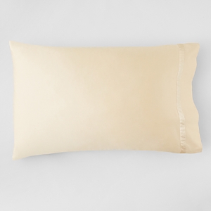 Matouk Nocturne Pillowcase, Standard In Champagne Beige