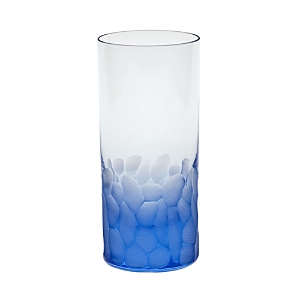 Shop Moser Pebbles Highball Glass In Aquamarine