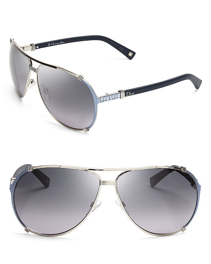 Dior Chicago 2 Aviator Sunglasses, 63mm | Bloomingdale's