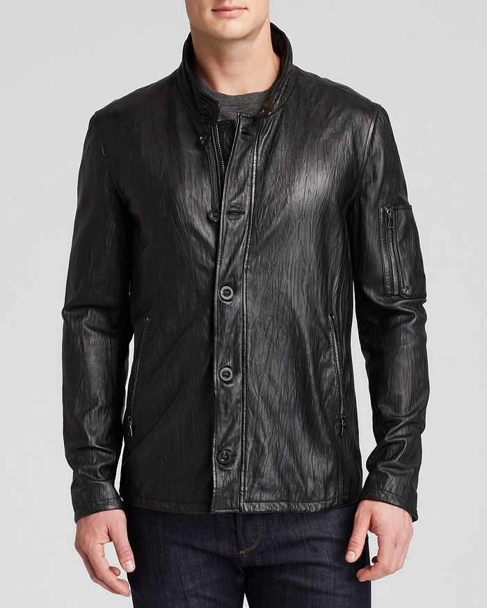 John varvatos leather deals jacket bloomingdales