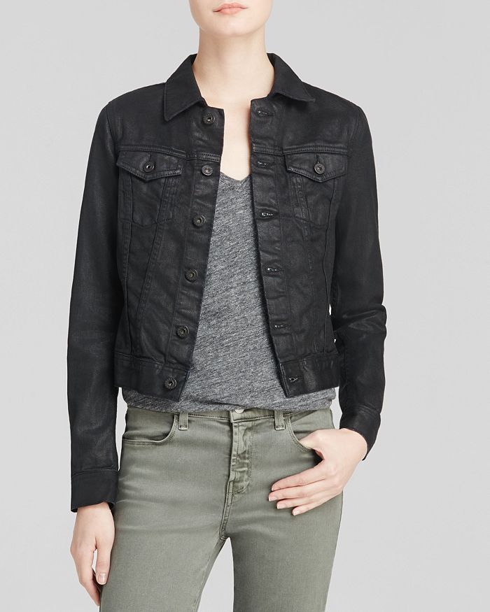 AG Jacket Robyn Coated Denim Bloomingdale s