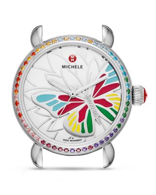 michele butterfly diamond watch