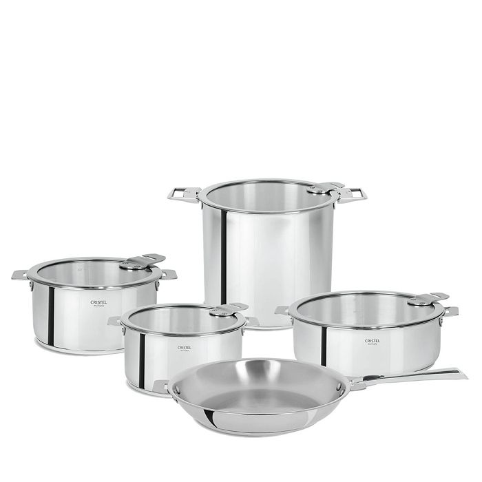 Shop Cristel Casteline Tech 12-piece Cookware Set Bloomingdale's Exclusive In Stainless Steel