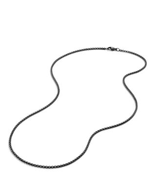 Men's Small Box Chain Necklace 20", 2.7mm