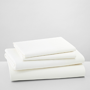 Shop Sky 500tc Sateen Wrinkle-resistant Sheet Set, Twin - 100% Exclusive In Ivory