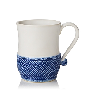 Juliska Le Panier Whitewash Mug In Blue