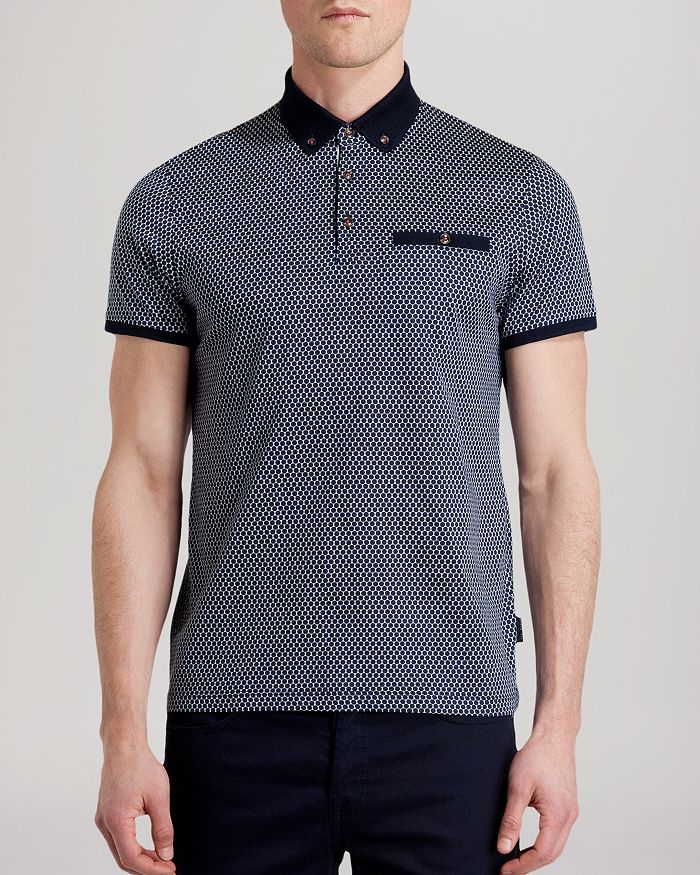 Ted Baker Karmex Spotted Print Polo Shirt | Bloomingdale's