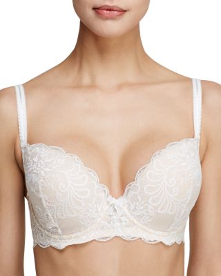 Le Mystère Sophia Lace Sheer Underwire Bra | Bloomingdale's