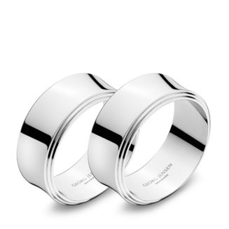 George Jensen Pyramide Napkin Rings, Set of 2 | Bloomingdale's