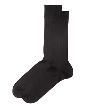 The Men's Store at Bloomingdale's Ribbed Cotton Blend Socks - 100% Exclusive
