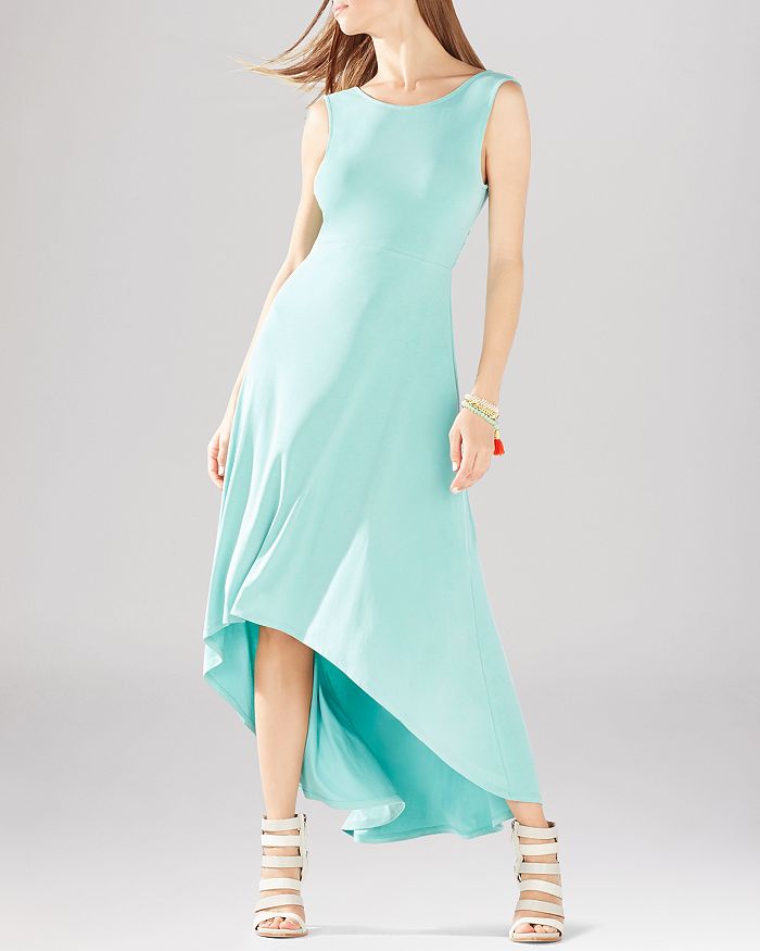 BCBGMAXAZRIA Fara Twist Open Back High Low Dress Bloomingdale s