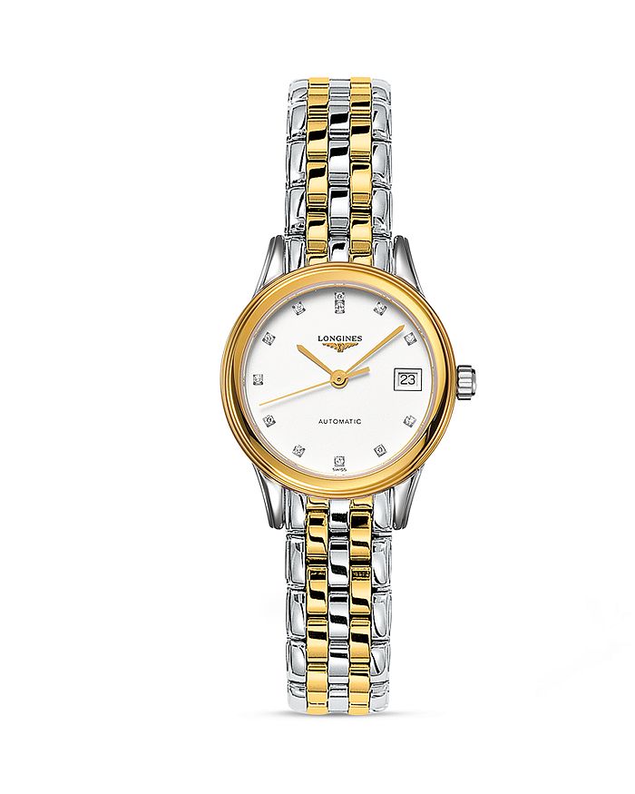 Longines Flagship Watch, 35.6mm In Silver/gold