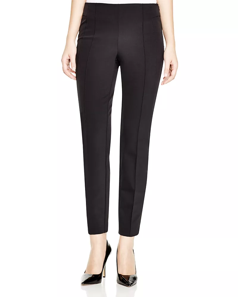 Lafayette 148 New York Acclaimed Stretch Slim Pintuck City Pants