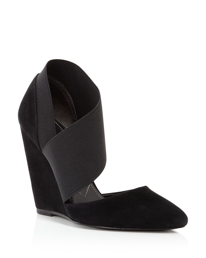 Charles David Ilya Elastic Wedge Pumps Bloomingdale s