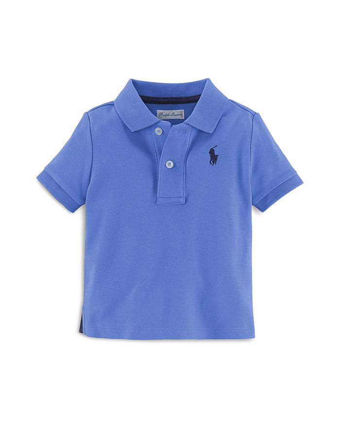 Ralph Lauren Boys' Solid Polo Shirt - Baby In Scotts Blue