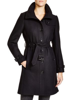 Burberry Rushfield Wool Blend Coat Bloomingdale s