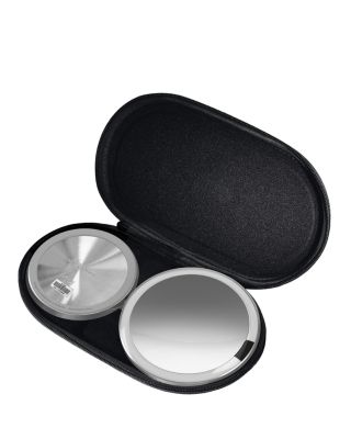 5" Sensor Travel Makeup Mirror, 10x Magnification & Adjustable Brightness
