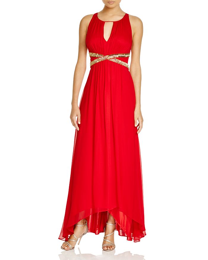 Laundry by Shelli Segal Embellished Waist Gown Bloomingdale's