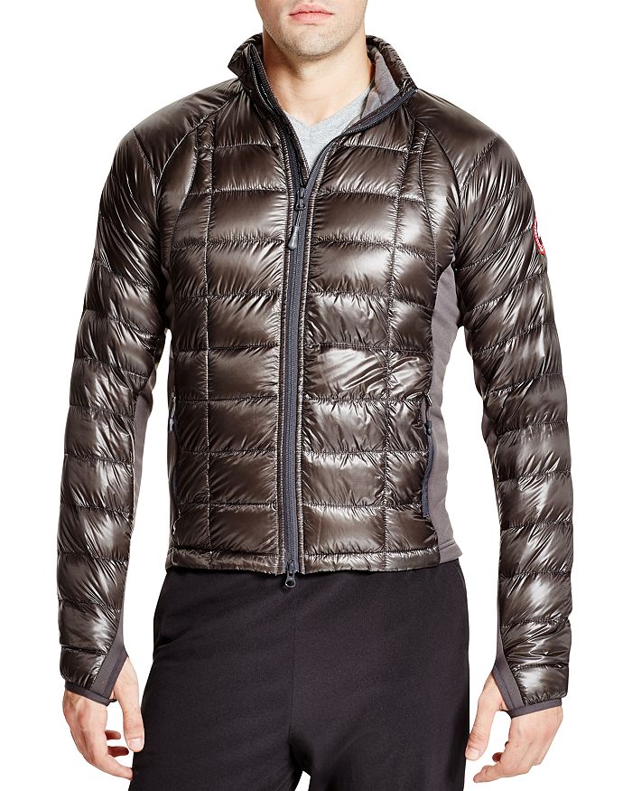 Canada Goose Hybridge Lite Quilted Down Jacket In Graphite