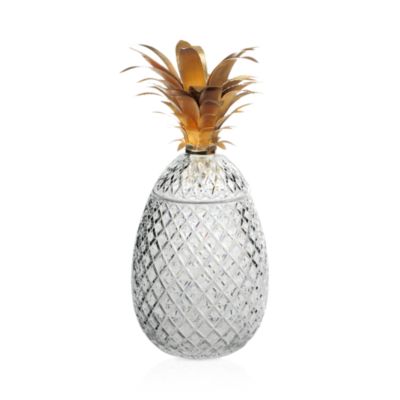 William Yeoward Crystal - Isadora Gold Pineapple Centerpiece