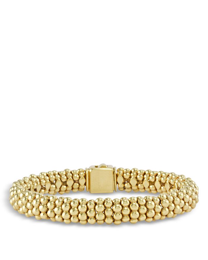 Shop Lagos Caviar Gold Collection 18k Gold Beaded Bracelet