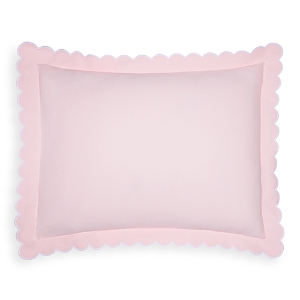 Shop Matouk Diamond Pique Standard Sham In Pink