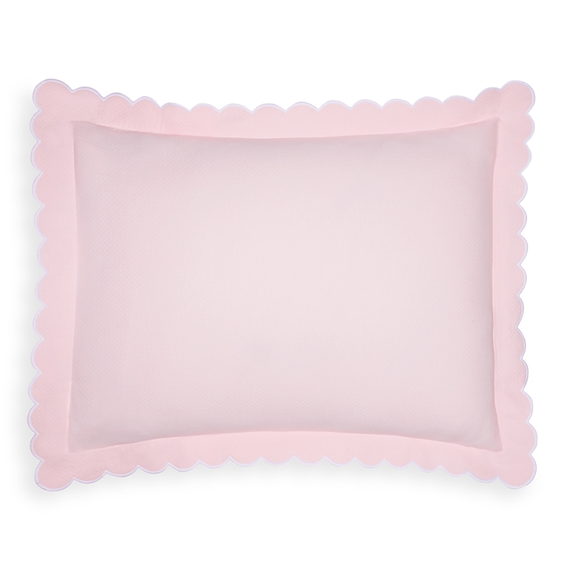 Matouk Diamond Pique Standard Sham In Pink
