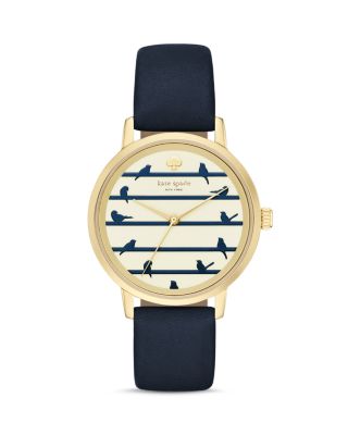 kate spade new york Round Navy Birds on a Wire Dial Metro  display picture 1