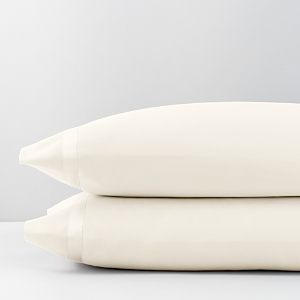 Matouk Nocturne Sateen Standard Pillowcase, Pair In Ivory