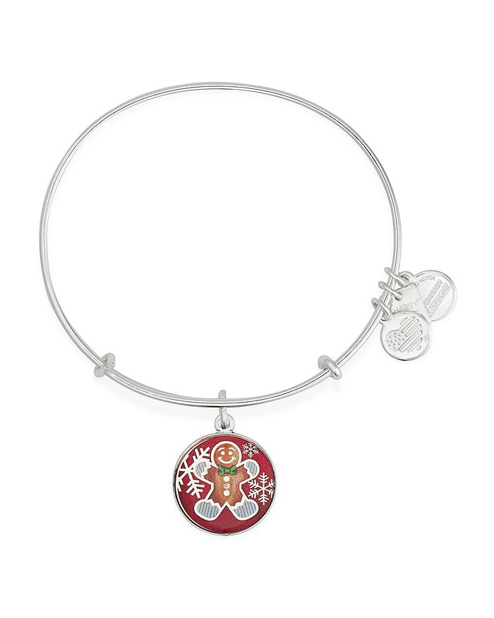 Alex and Ani Gingerbread Man Expandable Wire Bangle Bloomingdale s