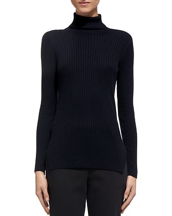 Whistles Turtleneck Ribbed Sweater | Bloomingdale's