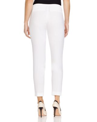 ladies white casual trousers