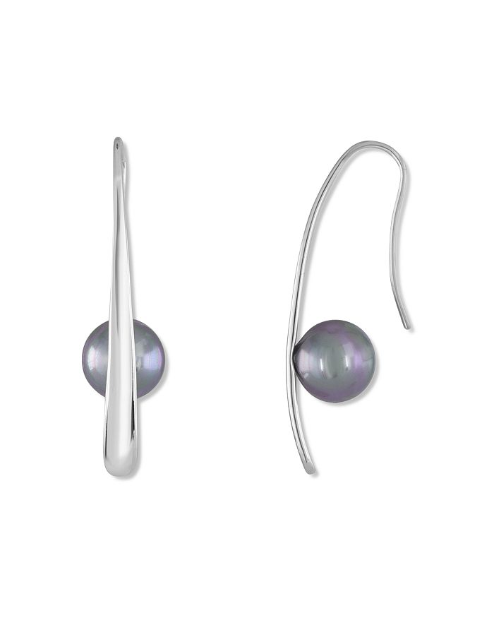 Majorica Simulated Pearl Drop Earrings - 100% Exclusive In Silver
