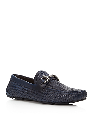Salvatore Ferragamo Parigi 6 Basket Weave Drivers