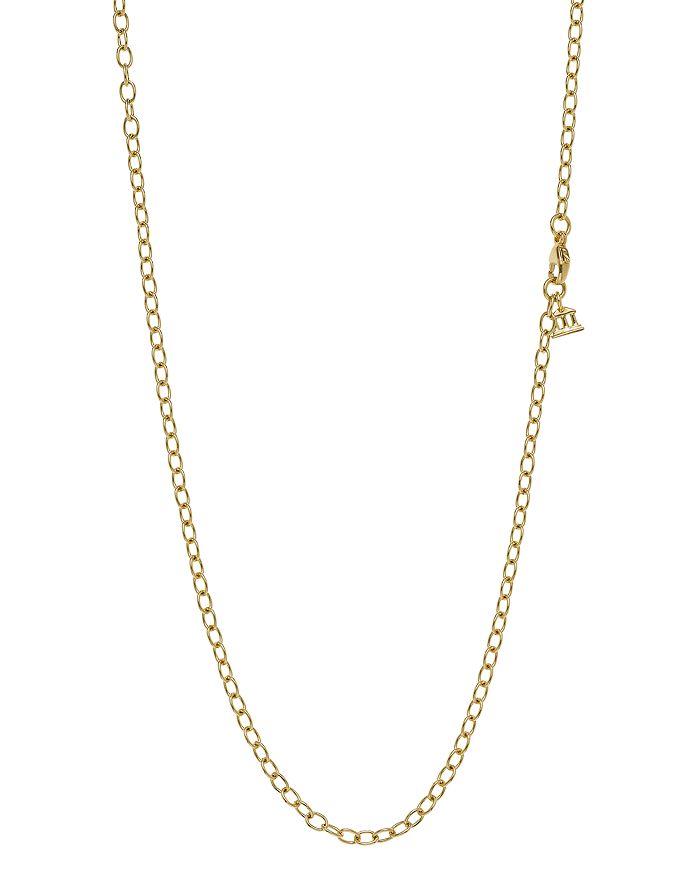 Shop Temple St Clair 18k Gold Extra Small Oval Chain, 18''