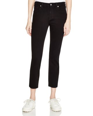7 For All Mankind - Kimmie Crop Jeans in Black