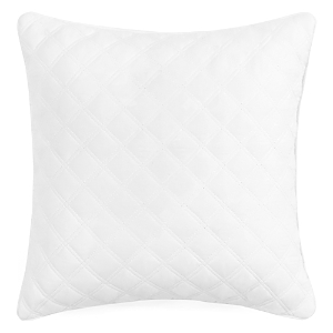 Hudson Park Collection Hudson Park Double Diamond Decorative Pillow, 16 X 16 - 100% Exclusive In White