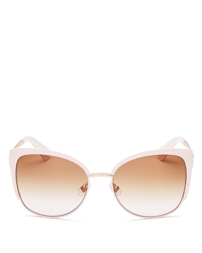 kate spade new york Women s Genice Cat Eye Sunglasses 57mm