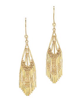 Bloomingdale's - 14K Yellow Gold Beaded Dangle Earrings - 100% Exclusive