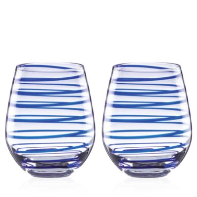 stemless wine glasses kate spade