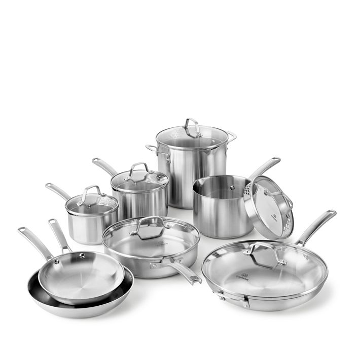 Calphalon Classic Stainless Steel 14-Piece Cookware Set