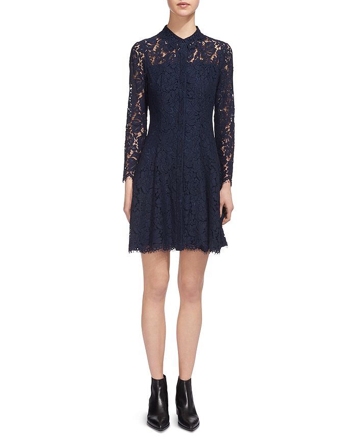 Whistles Lace Shirt Dress | Bloomingdale's